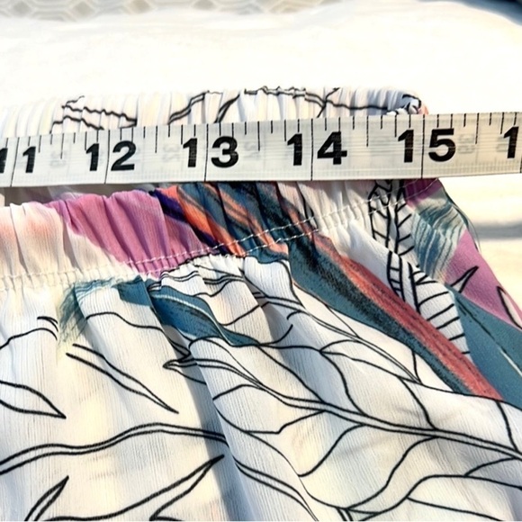 NWT,2-PC Apana,Botanical Garden Coral Resort & Beach Palazzo Pants & Swim Top - Picture 12 of 13